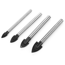 Tile drill bit glass hole opener Triangle drill ceramic drill drill hole hole removal electric drill accessories