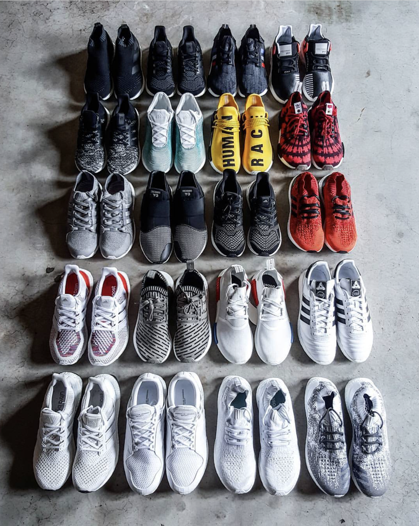 一整面的球鞋墙