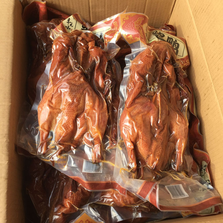 包邮酒店特色食材 杭州特产 丰元味酱鸭2只真空包装 1100-1200克