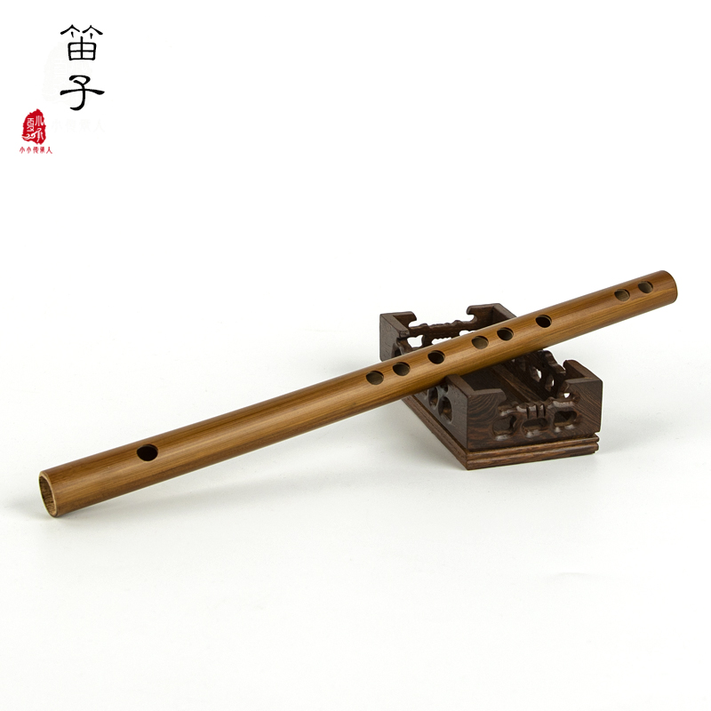 Gu Yun-chu Flute Male Children Han Fu Ancient Wind Female Short Jade Flute Cross Flute ancient dress and accessories performance photo props