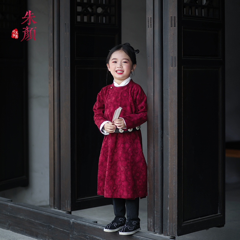 Summer Little Undertaking Original Tang Loaded Round Collar Gown Child Hanfu Boy Ancient Dress Girl National Wind Baby Gown for Autumn Winter-Taobao