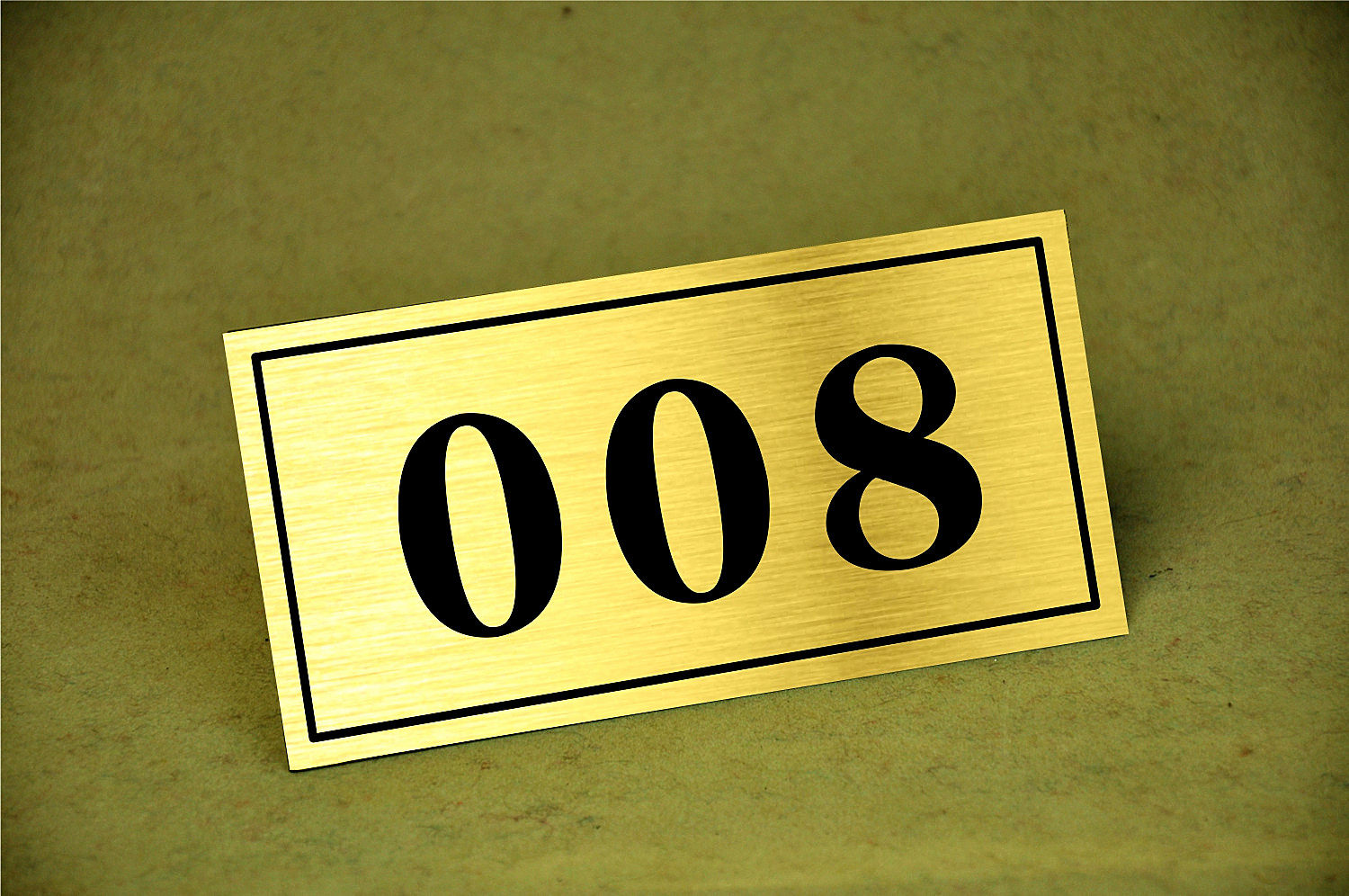 雕刻号码牌酒店包厢门牌号码牌门牌号数字房号牌宾馆门牌定制做02