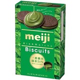 日本进口明治Meiji  抹茶巧克力夹心饼干