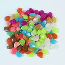 Fish tank decoration landscaping stone Color luminous stone fluorescent stone set aquarium decoration bottom sofa light stone