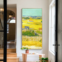 Harvest master works Oil Painting Art corridor porch hanging painting large bedroom landing painting Van Gogh famous painting apricot flower