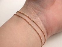 Not only to sell old customers limited-time offers 360-grams of a gram of jewels and jewels 18K jinshaobang chain to give a gift