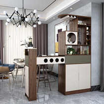 Modern minimalist Xuan Guan Cabinet Partition Cabinet Door Cabinet Wine Cabinet Close By Wall Integrated Flex Bar Counter Wine Rack Shoes Cabinet Lockers