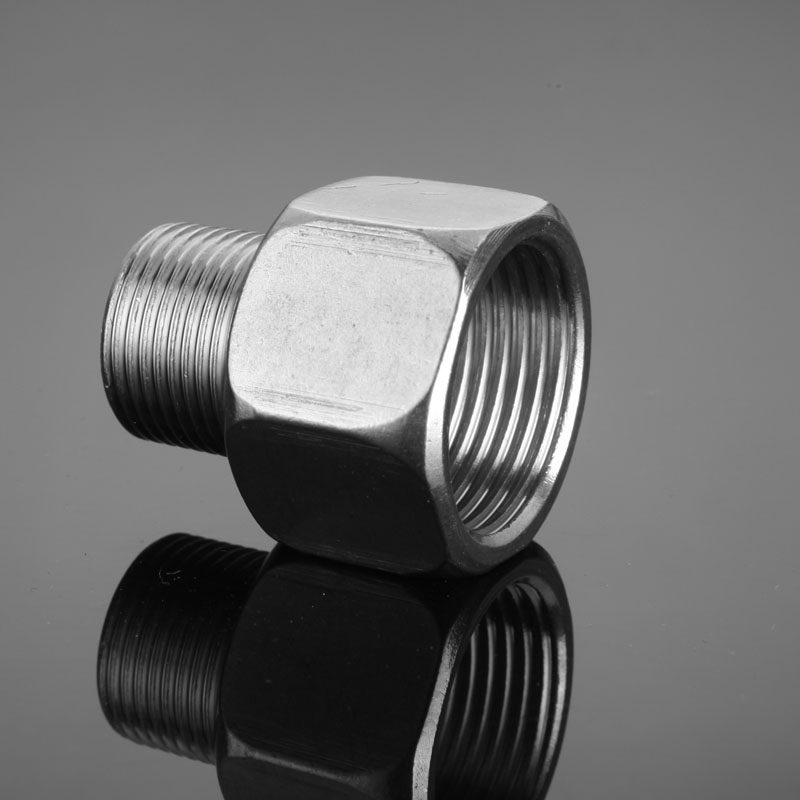 不锈钢内外丝一寸1寸转4分6分变径异径转换直接水管配件大小头