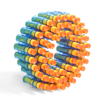 Fengfeng bullet chain shell accessories Laoganma Gatlin pineapple m2 heavy machine gun m416 hand Automatic Soft Bullet Gun