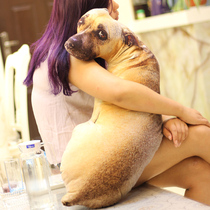 3D simulation dog cute long pillow funny pillow cushion Office car sofa sleeping bedside big pillow