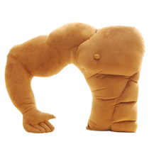 Boyfriend arm shape muscle male plush pillow cushion pillow pillow Female creative Tanabata Valentines Day gift