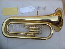 Renaston Three-tone key euphonium Down B down bass horn Balidong Tuba instrument Brass electrophoretic gold