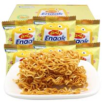 Indonesian imports Gemez Enaak refreshment noodles Baked Chicken Noodle Little Chicken Noodle Barbecue flavored with spicy notes 16g * 30