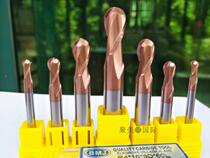 BBMJ HRC58 degree CNC computer gong-knife coated upright milling cutter alloy tungsten steel cutter 2-edge spherical milling cutter