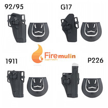 Cross the Line of fire CS tactical pistol holster M1911 92 17 Stage props hard plastic quick dial cover