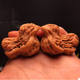 Wenwan Walnut Wild Alien Lion Head Bird 공식 모자 변형 된 만다린 오리 손잡이 조각 오리지널 컬러 평화 비둘기 쌍 Wenwan Walnut Wild Alien Lion Head Bird 공식 모자 변형 된 만다린 오리 손잡이 조각 오리지널 컬러 평화 비둘기 쌍