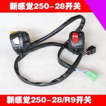 New feeling 250 Motorcycle accessories XGJ250-28 R9 switch brake to turn the turn light switch off switch