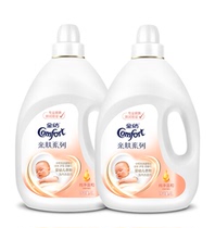 Gold spinning clothing softener care agent soft skin-friendly anti-static fresh pure mild 4L * 2 bottles