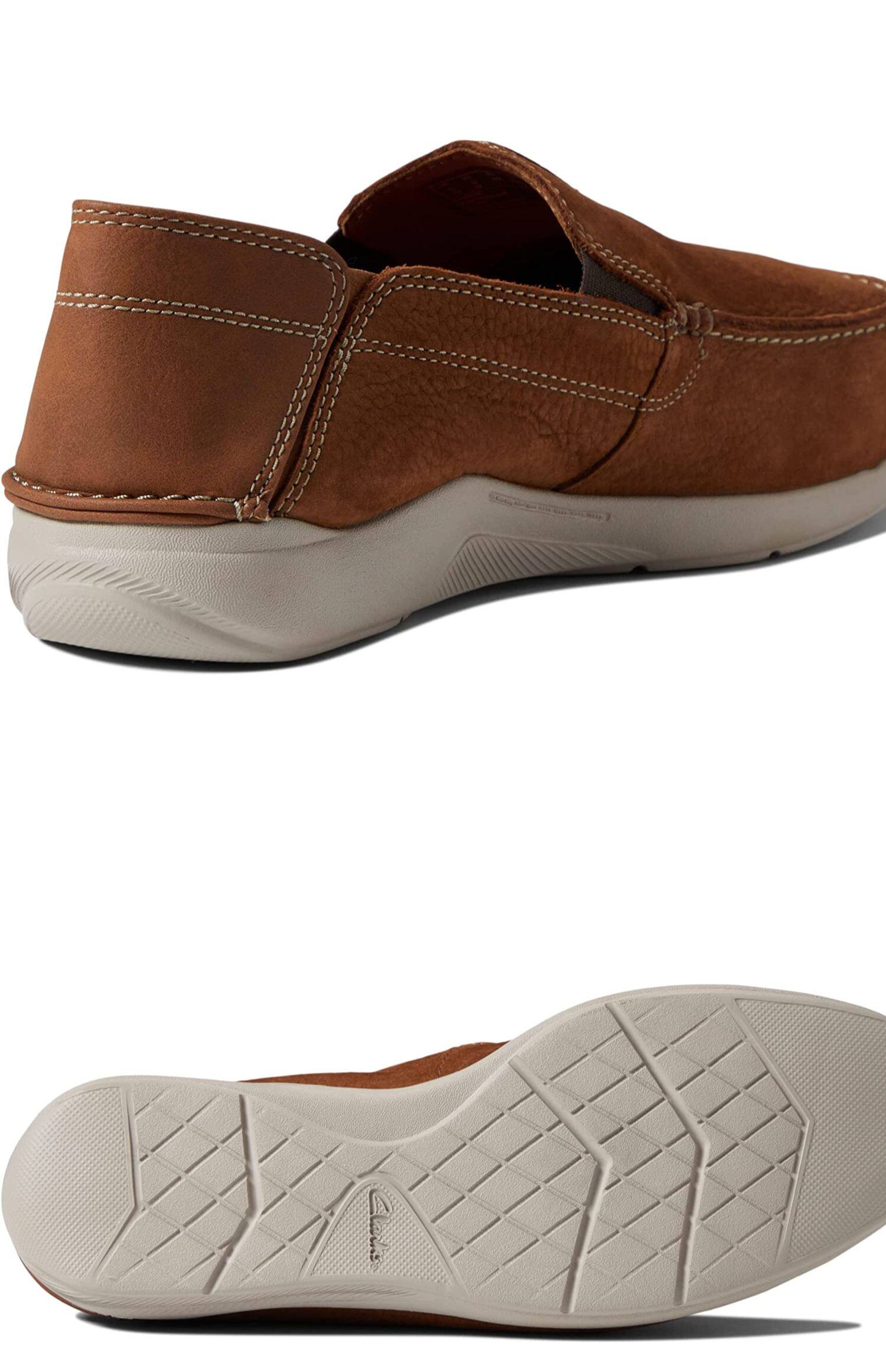 clarks/其乐男休闲鞋一脚蹬乐福鞋厚底皮面懒人鞋时尚正品480243