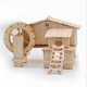 Popsicle sticks log diy handmade house kindergarten popsicle popsicle sticks wooden sticks small wooden house color ice cream sticks Popsicle sticks log diy handmade house kindergarten popsicle popsicle sticks wooden sticks small wooden house color ice cream sticks