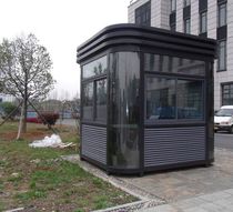 Factory direct steel structure security kiosk art kiosk ticket kiosk stainless steel sentry box