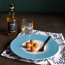 Factory leak American Western food plate large plate plate pasta plate swing plate to enhance the sense of life ritual steak plate