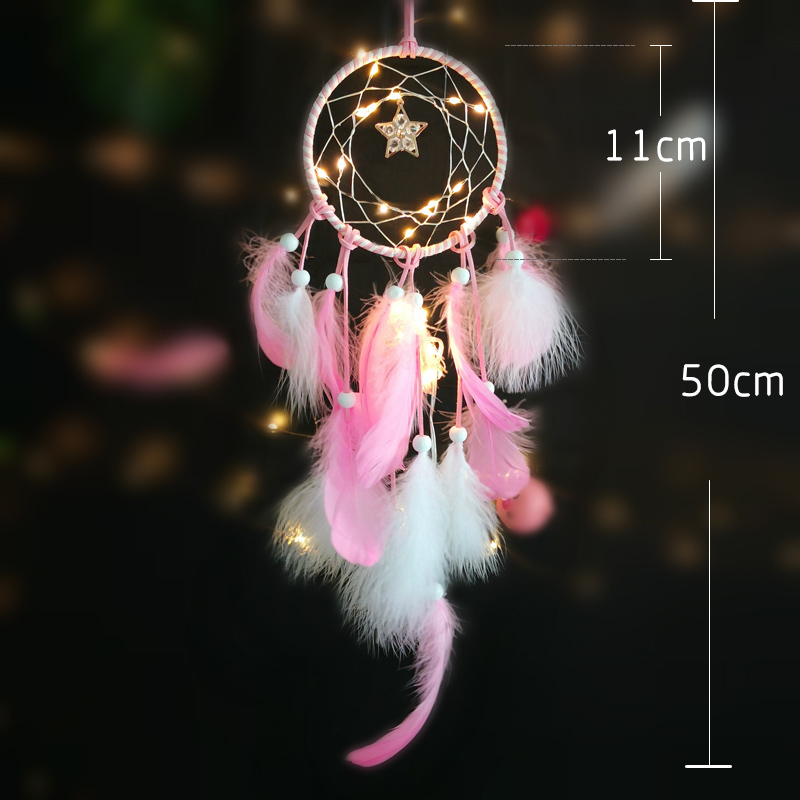 creative girl's dream catcher, wind chime, forest department, diy material, bao gong, main room, ornament, girl decoration, room, ornament