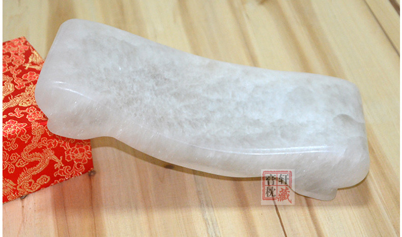 应城石膏枕头天然寒水石蒲阳玉石枕降压保健颈椎安神助眠夏季凉枕