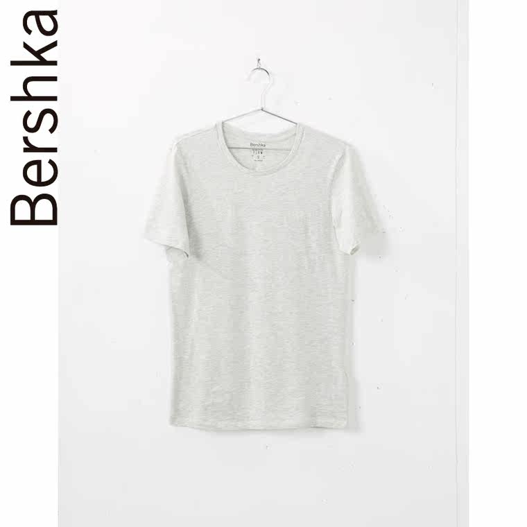 Bershka圆领短袖 T 恤衫 03157900