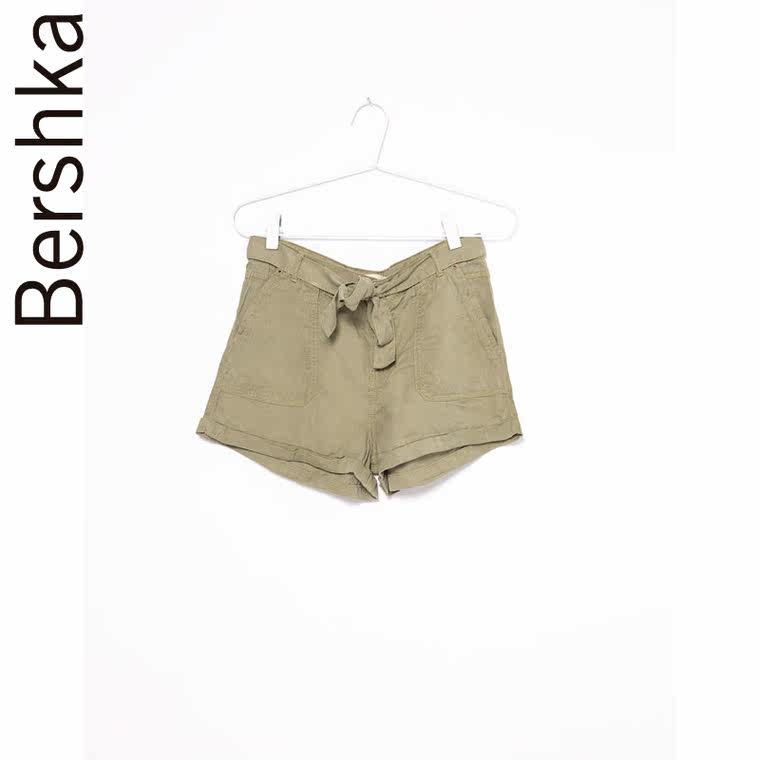 Bershka BSK 蝴蝶结装饰短裤 03329019