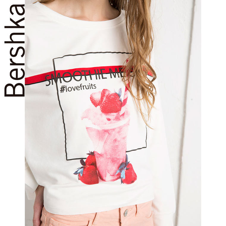 Bershka BSK 夏日图案卫衣 01845469