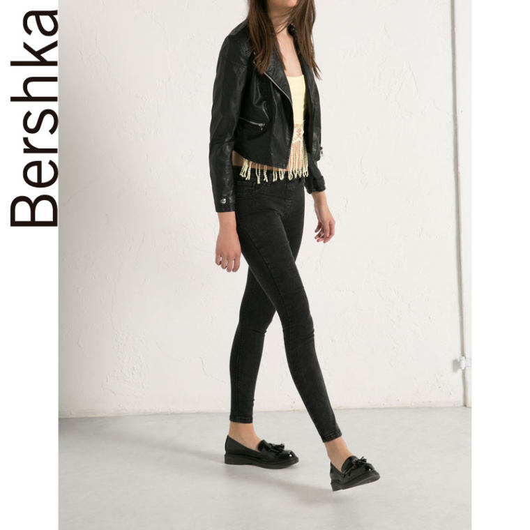 Bershka BSK 牛仔铅笔裤 05177335880