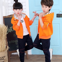 Childrens Spring and Autumn Shipping Suits Suits for Primary School Childrens School Uniforms Kindergarten Garden Clothing Cotton Summer Clothes Students Act Out of the Class