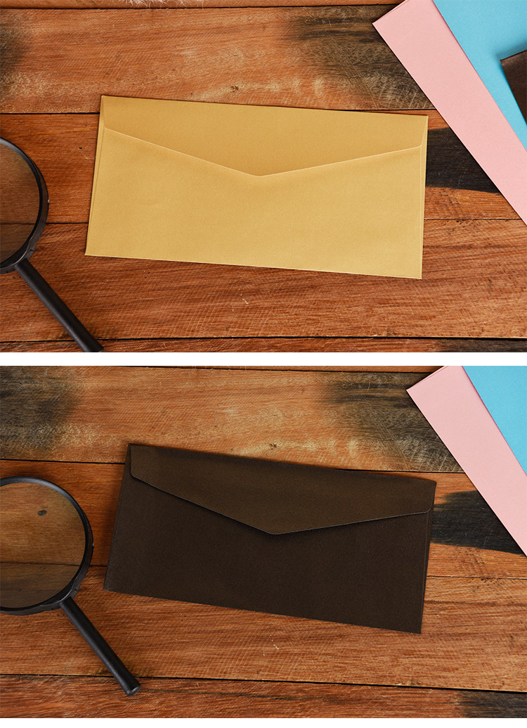 b8 复古信封五号光泽火漆信封进口彩色珠光信封 请柬信封