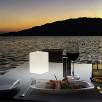 Led table light bar light Seven color remote control luminous square column little night light Gaja musical dining bar atmosphere light USB charging