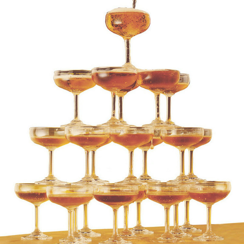 水晶玻璃香槟杯香槟塔婚庆宴会香槟塔红酒葡萄酒对杯婚庆摆件