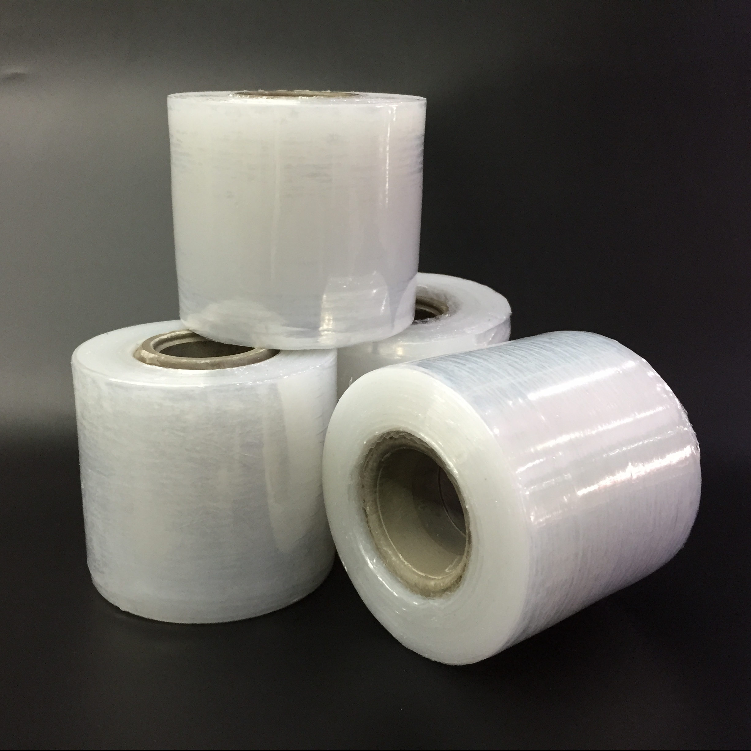 缠绕膜包装膜pvc电线膜电缆五金保护透明拉伸自粘静电膜薄管嫁接