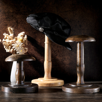 Clothing Store Cap display Decorative Props Shop Window Swing Piece Creative Solid Wood Hat Shelf Inner Brace Hanging Release Hat Show Shelf