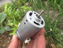 550 DC motor strong magnetic torque compensation carbon brush front and rear ball bearing with cooling fan 12V