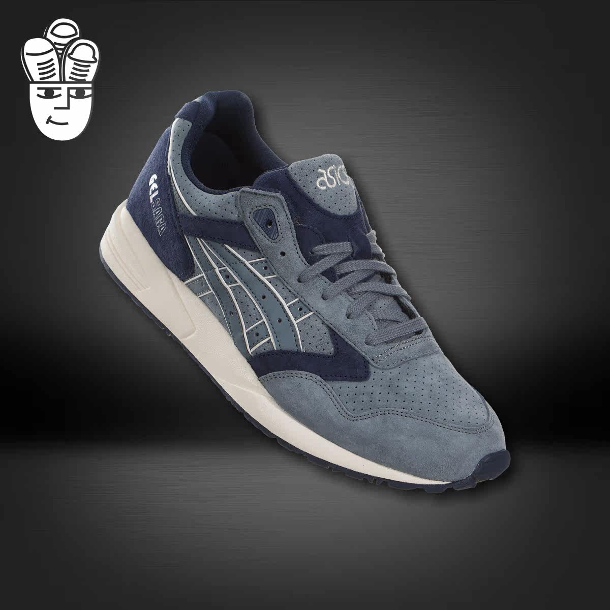 亚瑟士 asics gel-saga 爱世克斯 男子低帮复古跑鞋 运动休闲鞋