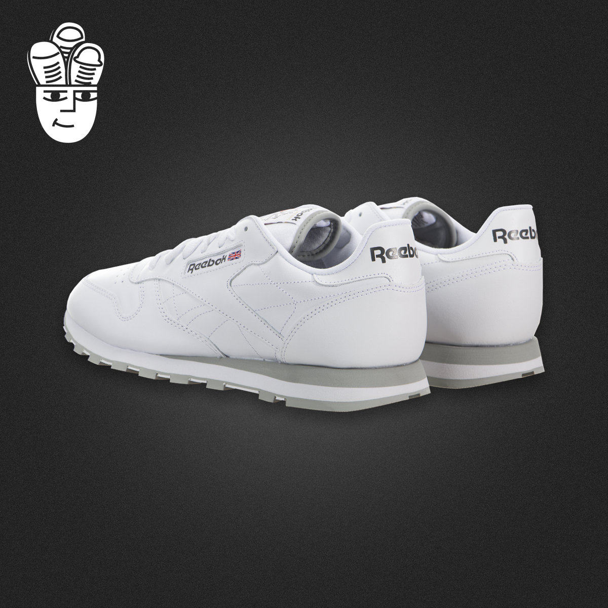 reebok classic leather 锐步 复古男鞋 跑步鞋 时尚休闲鞋