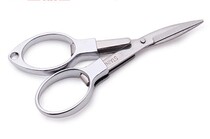 Foldable small scissors Stainless steel scissors Fishing gear accessories Fishing line scissors