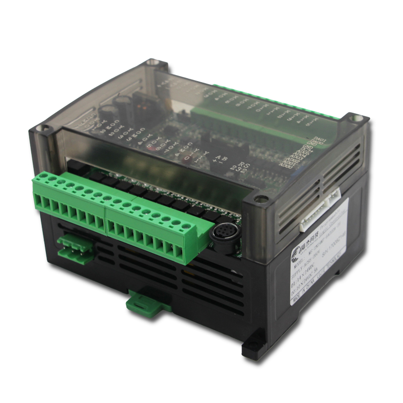 220V三菱PLC工控板FX1N2N-24MT可编程控制器有6AD2DA模拟量控步进 三菱