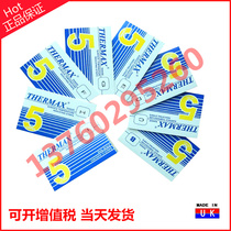 Batch of British TMC temperature paper THERMAX thermal test paper irreversible temperature stickers thermal display stickers