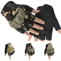 Tactical half finger gloves for men and women fitness sunscreen riding finger training motorcycle outdoor military fans Special Forces gloves