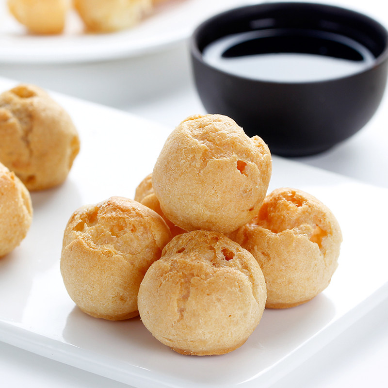 旺旺泡芙18g*5包牛奶草莓巧克力味儿童零食小吃点心球膨化食品