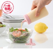 Japan imported upside down sauce bottle honey oyster sauce jam squeeze bottle tomato sauce condensed milk salad sauce bottle