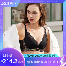 Colorful multi-coloured lingerie female soft steel ring breathable ultra-thin cup BAO WEN lace bra hood C1172