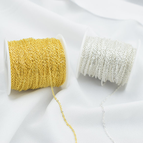 색조 된 순수 구리 크로스 체인 플랫 O 체인 느슨한 체인 DIY 보석 재료 목걸이 팔찌 팔찌 이어링 술 불꽃 액세서리 색조 된 순수 구리 크로스 체인 플랫 O 체인 느슨한 체인 DIY 보석 재료 목걸이 팔찌 팔찌 이어링 술 불꽃 액세서리