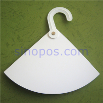 Fan fabric display adhesive hook silk scarf scarf curtain clothing fabric textile cloth sample hanging card scarf display rack